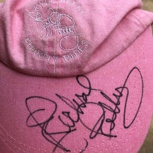 AUTOGRAPHED  CHARITY RIDE HAT RICHARD & KYLE PETTY